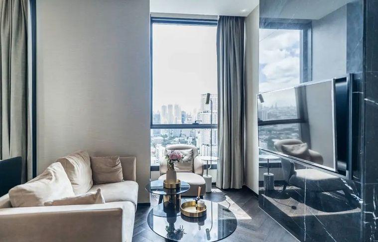 picture 1Bed | 1Bath | BTS Thong Lo | 43sqm | THB 49,000/mo | Fl.26 — The Esse Sukhumvit 36 Bangkok - 1/4