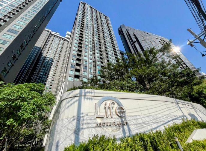 รูป 1 ห้องนอน | 1 ห้องน้ำ | MRT Phetchaburi | 25 ตร.ม. | 19,000 บาท/เดือน | ชั้น 18 — Life Asoke-RAMA9 กรุงเทพฯ - รูปที่ 2/10