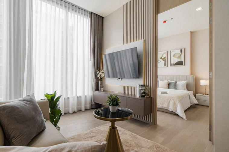 รูป 1 ห้องนอน | 1 ห้องน้ำ | BTS Asok | 45 ตร.ม. | 45,000 บาท/เดือน | ชั้น 21 — The Esse Asoke กรุงเทพฯ - รูปที่ 7/10