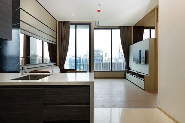รูป 1 ห้องนอน | 1 ห้องน้ำ | MRT Phetchaburi | 45 ตร.ม. | 40,000 บาท/เดือน | ชั้น 32 — The Esse Asoke กรุงเทพฯ - รูปที่ 8/10