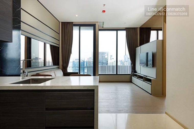 รูป 1 ห้องนอน | 1 ห้องน้ำ | MRT Phetchaburi | 45 ตร.ม. | 40,000 บาท/เดือน | ชั้น 32 — The Esse Asoke กรุงเทพฯ - รูปที่ 8/10