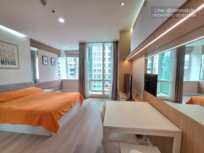 รูป สตูดิโอ | 1 ห้องน้ำ | MRT Huai Khwang | 37.8 ตร.ม. | 13,000 บาท/เดือน | ชั้น 6 — Tc Green กรุงเทพฯ - รูปที่ 2/5