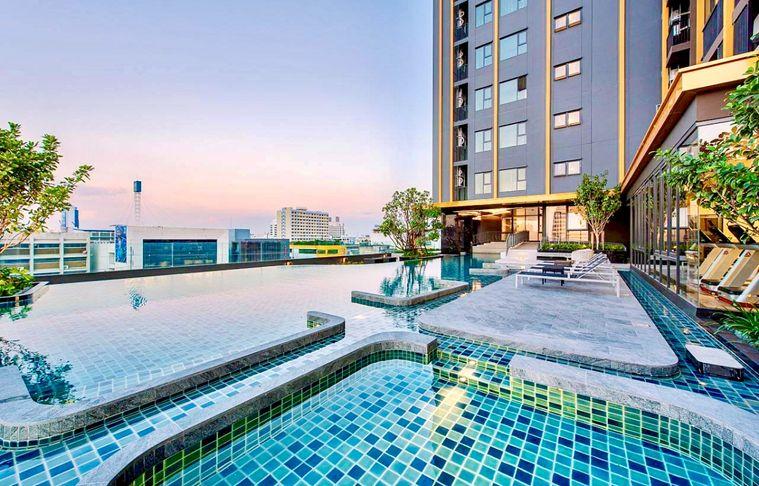 picture 1Bed | 1Bath | BTS Thong Lo | 33sqm | THB 18,000/mo | Fl.19 — The Base Phetchaburi-Thonglor Bangkok - 3/10
