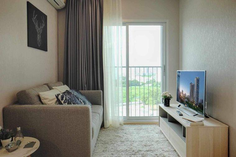 picture 1Bed | 1Bath | MRT Phra Ram 9 | 26sqm | THB 15,000/mo | Fl.12 — Noble Revolve Ratchada Bangkok - 6/10
