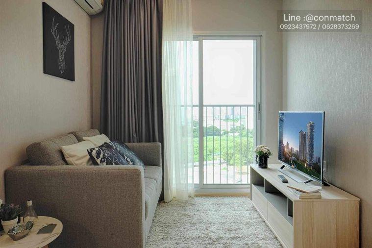 picture 1Bed | 1Bath | MRT Phra Ram 9 | 26sqm | THB 15,000/mo | Fl.12 — Noble Revolve Ratchada Bangkok - 6/10