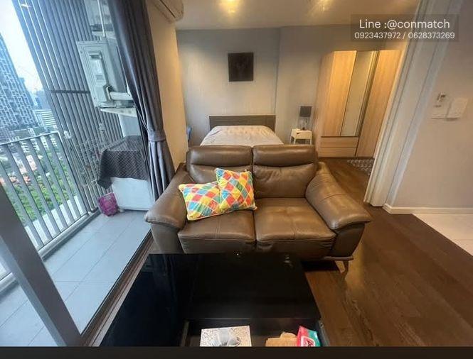 รูป สตูดิโอ | 1 ห้องน้ำ | BTS Wutthakat | 39 ตร.ม. | 24,500 บาท/เดือน | ชั้น 24 — Nara 9 Condo กรุงเทพฯ - รูปที่ 2/10