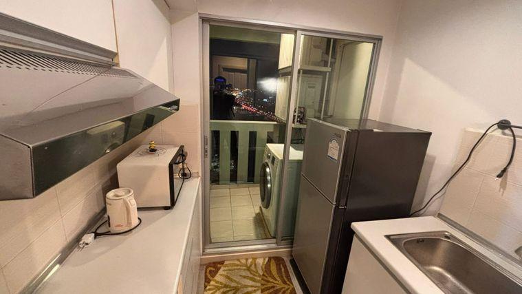 รูป 1 ห้องนอน | 1 ห้องน้ำ | MRT Phra Ram 9 | 38 ตร.ม. | 16,000 บาท/เดือน | ชั้น 23 — Lumpini Place Rama 9-Ratchada กรุงเทพฯ - รูปที่ 2/10