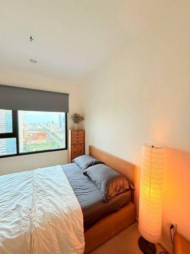 picture 2Bed | 1Bath | MRT Phetchaburi | 35sqm | THB 22,000/mo | Fl.27 — Life Asoke Bangkok - 9/10