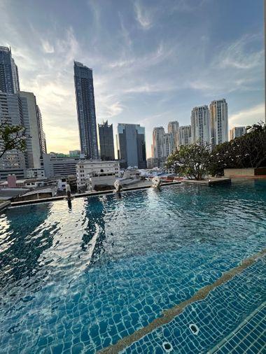 รูป 1 ห้องนอน | 1 ห้องน้ำ | MRT Phra Ram 9 | 47 ตร.ม. | 18,000 บาท/เดือน | ชั้น 5 — Lumpini Place Rama 9- Ratchada กรุงเทพฯ - รูปที่ 1/5