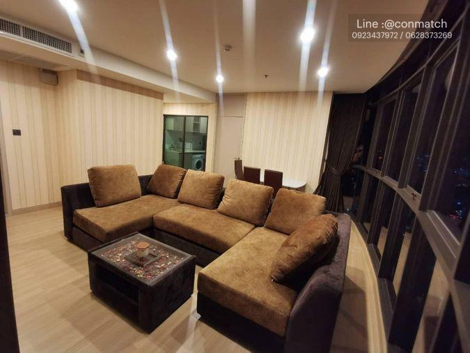 รูป 2 ห้องนอน | 2 ห้องน้ำ | BTS Nana | 62 ตร.ม. | 40,000 บาท/เดือน | ชั้น 31 — Lumpini Suite Phetchaburi - Makkasan กรุงเทพฯ - รูปที่ 3/4