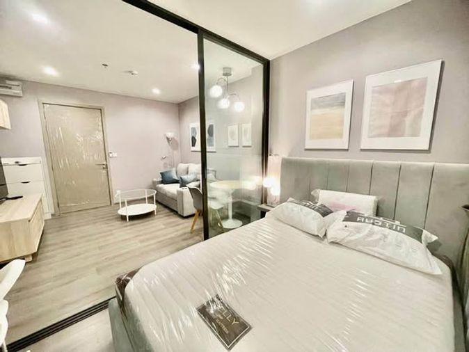 รูป 1 ห้องนอน | 1 ห้องน้ำ | MRT Bang Kraso | 31 ตร.ม. | 12,000 บาท/เดือน | ชั้น 27 — The Politan Aqua กรุงเทพฯ - รูปที่ 3/5