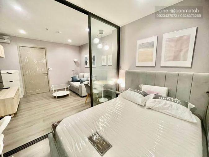 รูป 1 ห้องนอน | 1 ห้องน้ำ | MRT Bang Kraso | 31 ตร.ม. | 12,000 บาท/เดือน | ชั้น 27 — The Politan Aqua กรุงเทพฯ - รูปที่ 3/5