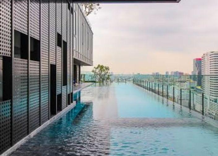 picture 1Bed | 1Bath | MRT Phra Ram 9 | 35sqm | THB 19,000/mo | Fl.12 — The Line Asoke - Ratchada Bangkok - 1/1