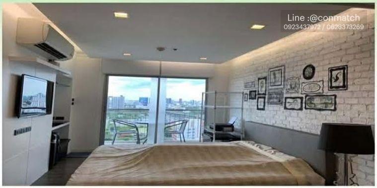 รูป 1 ห้องนอน | 1 ห้องน้ำ | MRT Phra Ram 9 | 37 ตร.ม. | 14,000 บาท/เดือน | ชั้น 29 — Lumpini Place RAMA9 Ratchada กรุงเทพฯ - รูปที่ 1/4