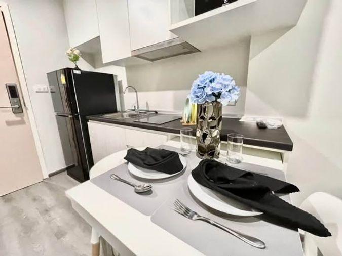 รูป 1 ห้องนอน | 1 ห้องน้ำ | MRT Phra Ram 9 | 30 ตร.ม. | 16,000 บาท/เดือน | ชั้น 32 — Rich Park กรุงเทพฯ - รูปที่ 1/5