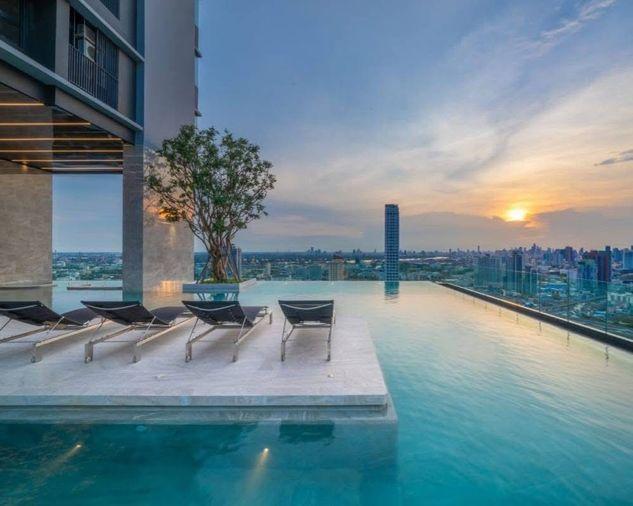picture 1Bed | 1Bath | BTS On Nut | 30sqm | THB 20,000/mo | Fl.29 — Knightsbridge Prime Onnut Bangkok - 7/9