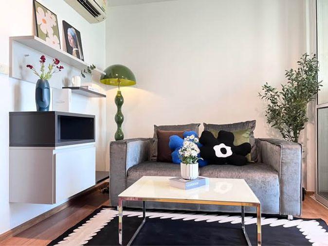 รูป 1 ห้องนอน | 1 ห้องน้ำ | BTS On Nut | 30 ตร.ม. | 17,000 บาท/เดือน | ชั้น 24 — The Base Sukhumvit 77 กรุงเทพฯ - รูปที่ 3/5