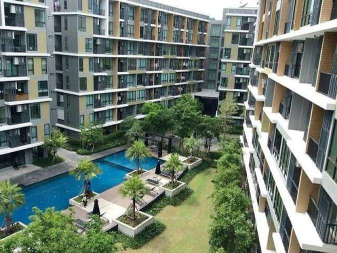 picture 1Bed | 1Bath | BTS Udom Suk | 41sqm | THB 11,000/mo | Fl.3 — I Condo Sukhumvit 103 Bangkok - 1/10