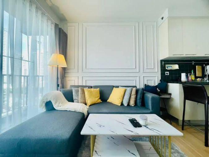 picture 1Bed | 1Bath | BTS Sala Daeng | 42sqm | THB 24,000/mo | Fl.10 — The Seed Mingle @ Sathorn Bangkok - 6/10