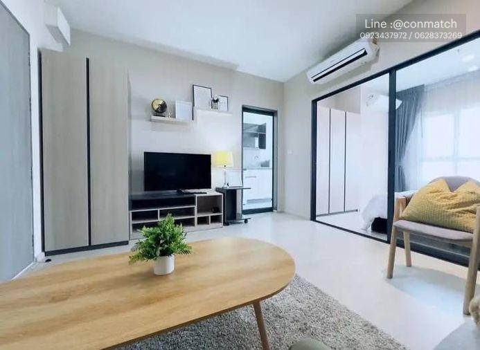 รูป 1 ห้องนอน | 1 ห้องน้ำ | BTS Pu Chao | 35 ตร.ม. | 12,000 บาท/เดือน | ชั้น 18 — IDEO Sukhumvit 115 กรุงเทพฯ - รูปที่ 1/1