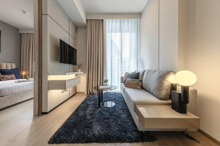 รูป 1 ห้องนอน | 1 ห้องน้ำ | BTS Asok | 42 ตร.ม. | 48,000 บาท/เดือน | ชั้น 24 — Celes Asoke กรุงเทพฯ - รูปที่ 1/1