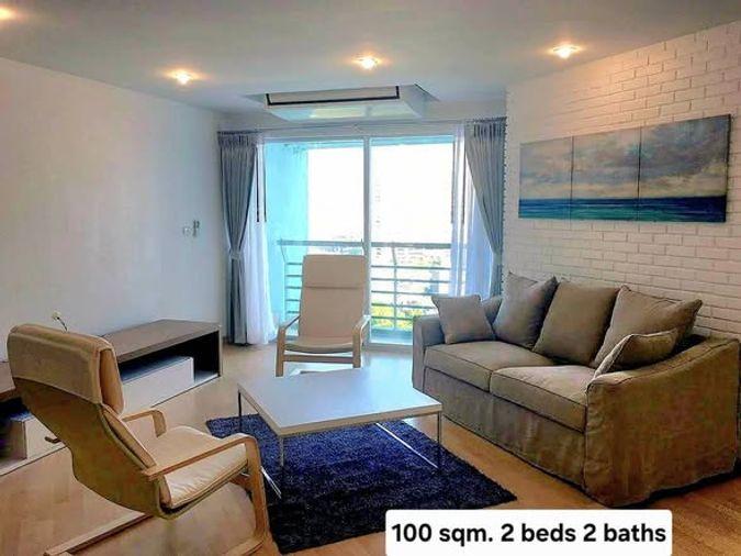 รูป 2 ห้องนอน | 2 ห้องน้ำ | MRT Bang O | 100 ตร.ม. | 38,000 บาท/เดือน | ชั้น 13 — Bangkok Garden Condo กรุงเทพฯ - รูปที่ 3/5