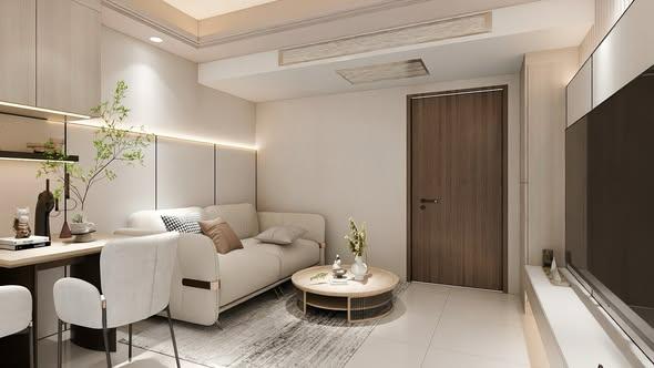 picture 1Bed | 1Bath | MRT Phetchaburi | 40sqm | THB 27,000/mo | Fl.16 — Supalai Oriental Sukhumvit 39 Bangkok - 2/3