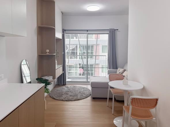 picture 1Bed | 1Bath | MRT Phra Ram 9 | 34sqm | THB 13,000/mo | Fl.11 — A Space Asoke-Ratchada Bangkok - 1/2