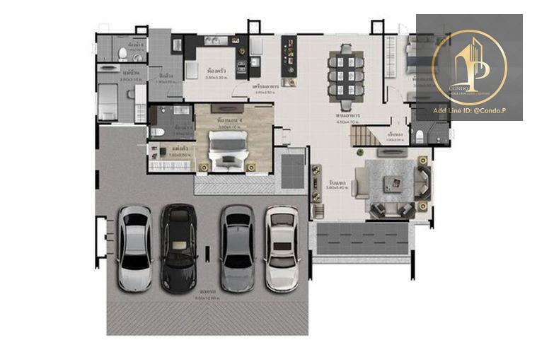 รูป 🏡#MT2609_052🏡💥ด่วน💥ว่างชัวร์ รีบคลิก ก่อนหลุดมือ‼️ 𝗙𝗼𝗿 𝗥𝗲𝗻𝘁2️⃣5️⃣0️⃣ k.🔥โครงการ เศรษฐสิริ กรุงเทพกรีฑา 2 - รูปที่ 21/22
