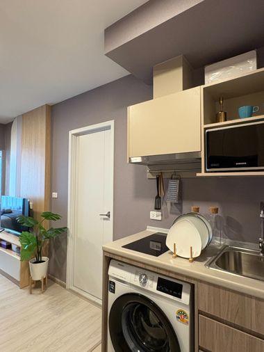 รูป 1 ห้องนอน | 1 ห้องน้ำ | BTS Bang Chak | 29 ตร.ม. | 16,000 บาท/เดือน | ชั้น 7 — Plum Condo Sukhumvit 62 กรุงเทพฯ - รูปที่ 2/3