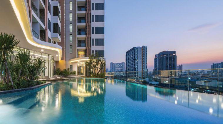 picture 1Bed | 1Bath | BTS Saphan Khwai | 33sqm | THB 19,000/mo | Fl.29 — M Jatujak Bangkok - 1/5