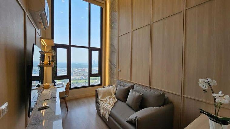 รูป 2 ห้องนอน | 1 ห้องน้ำ | MRT Queen Sirikit National Convention Centre | 41 ตร.ม. | 38,000 บาท/เดือน | ชั้น 33 — Life Rama 4 - Asoke กรุงเทพฯ - รูปที่ 1/7