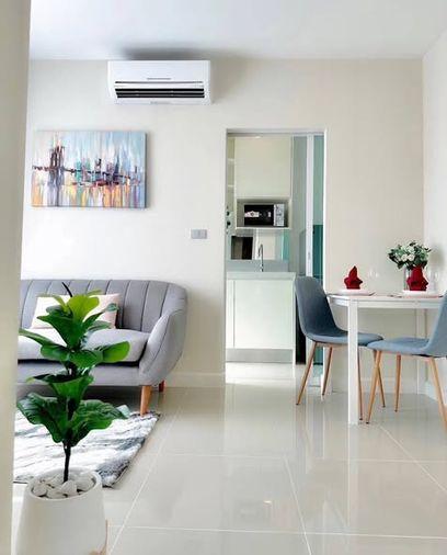 รูป 1 ห้องนอน | 1 ห้องน้ำ | BTS Udom Suk | 35 ตร.ม. | 18,000 บาท/เดือน | ชั้น 8 — The Sky Sukhumvit กรุงเทพฯ - รูปที่ 1/5