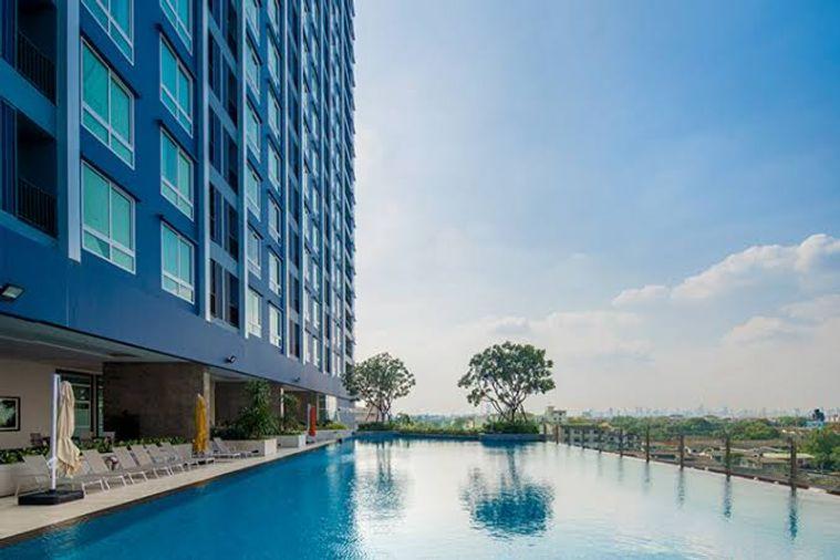 picture 2Bed | 1Bath | BTS Samrong | 52sqm | THB 25,000/mo | Fl.20 — Metropolis Samrong Interchange Train Station Bangkok - 6/10