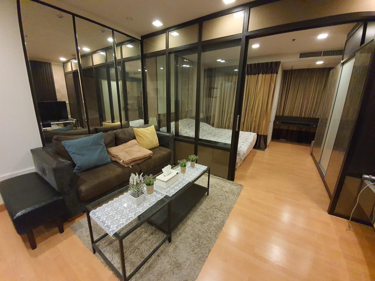 picture 1Bed | 1Bath | BTS Ekkamai | 40sqm | THB 20,000/mo | Fl.10 — Nusasiri Grand Bangkok - 2/4