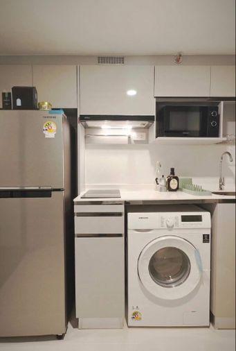 รูป 1 ห้องนอน | 1 ห้องน้ำ | MRT Phra Ram 9 | 34 ตร.ม. | 28,000 บาท/เดือน | ชั้น 1 — Knightsbridge Space Rama 9 กรุงเทพฯ - รูปที่ 7/9