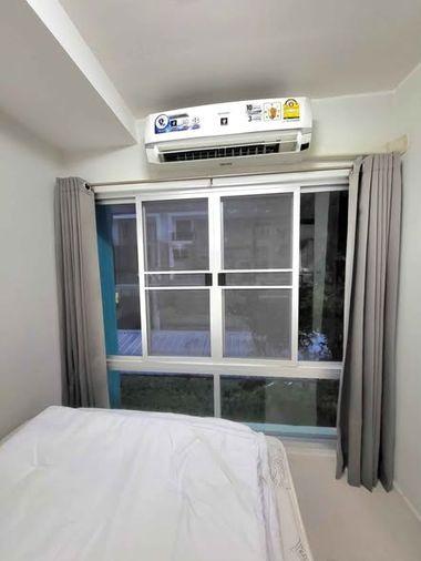 รูป 1 ห้องนอน | 1 ห้องน้ำ | BTS Udom Suk | 29 ตร.ม. | 7,000 บาท/เดือน | ชั้น 2 — The Log 3 Condominium กรุงเทพฯ - รูปที่ 1/5
