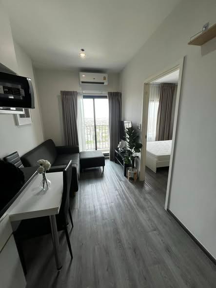 รูป 1 ห้องนอน | 1 ห้องน้ำ | MRT Phra Ram 9 | 28 ตร.ม. | 14,000 บาท/เดือน | ชั้น 37 — Rich Park @ Triple Station Srinagarindra กรุงเทพฯ - รูปที่ 4/5