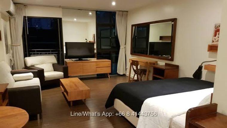 picture Studio | 1Bath | BTS Sala Daeng | 35sqm | THB 17,000/mo | Fl.7 — Silom Terrace Bangkok - 2/5