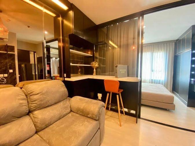 picture 1Bed | 1Bath | MRT Phetchaburi | 29sqm | THB 18,000/mo | Fl.12 — Life Asoke Bangkok - 1/1