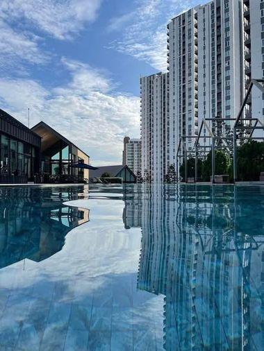 รูป 1 ห้องนอน | 1 ห้องน้ำ | MRT Huai Khwang | 30 ตร.ม. | 15,000 บาท/เดือน | ชั้น 16 — Chapter One Eco Ratchada - Huaikwang กรุงเทพฯ - รูปที่ 1/5