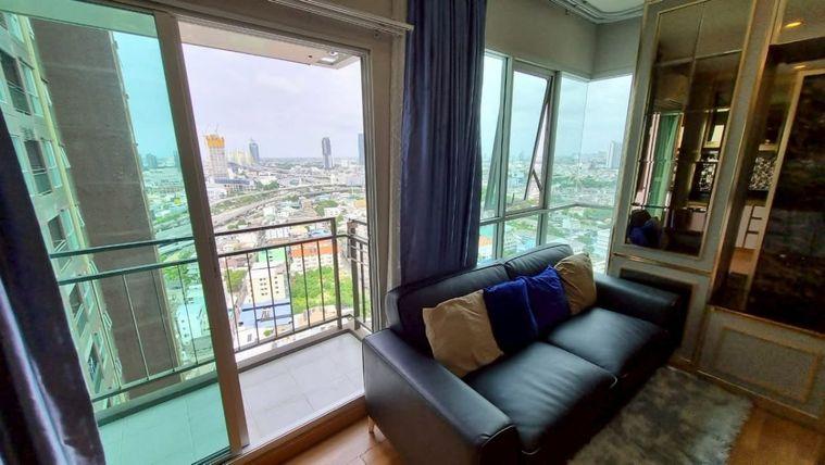 picture 3Bed | 2Bath | BTS Surasak | 60sqm | THB 30,000/mo | Fl.28 — Lumpini Place Ratchada-Sathu Bangkok - 6/10