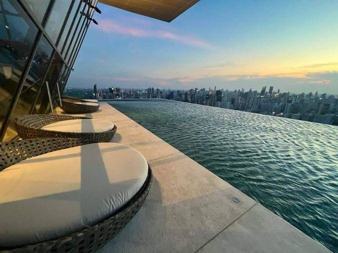 picture 1Bed | 1Bath | MRT Phetchaburi | 25sqm | THB 18,000/mo | Fl.34 — Cloud Thonglor-Phetchaburi Bangkok - 10/10
