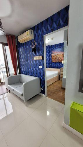 รูป 1 ห้องนอน | 1 ห้องน้ำ | BTS Udom Suk | 30 ตร.ม. | 14,000 บาท/เดือน | ชั้น 11 — Ideo Mix Sukhumvit 103 กรุงเทพฯ - รูปที่ 7/10