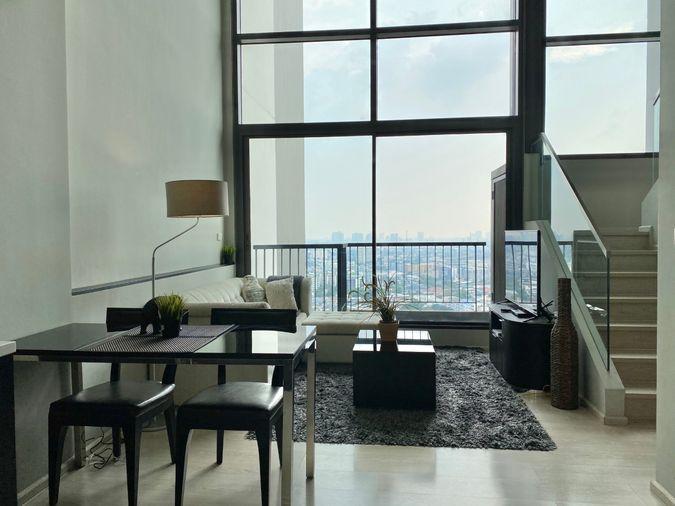 picture 1Bed | 1Bath | BTS Phra Khanong | 60sqm | THB 43,000/mo | Fl.30 — Rhythm Sukhumvit 44/1 Bangkok - 1/5