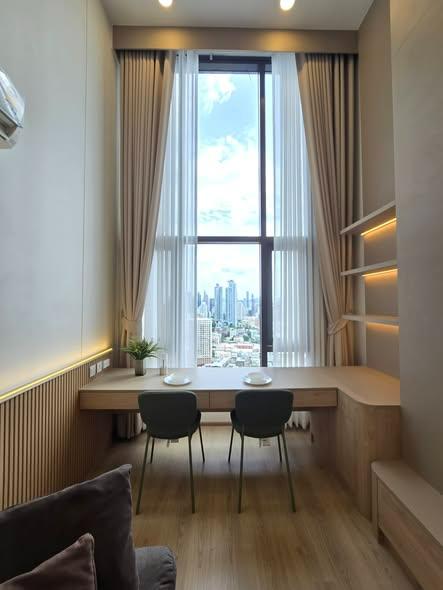 รูป 1 ห้องนอน | 1 ห้องน้ำ | MRT Queen Sirikit National Convention Centre | 41 ตร.ม. | 35,000 บาท/เดือน | ชั้น 34 — Life Rama 4 - Asoke กรุงเทพฯ - รูปที่ 4/5