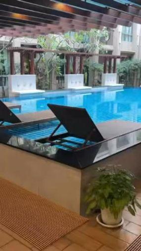 รูป 1 ห้องนอน | 1 ห้องน้ำ | MRT Huai Khwang | 35 ตร.ม. | 20,000 บาท/เดือน | ชั้น 2 — Amaranta Residence กรุงเทพฯ - รูปที่ 2/5