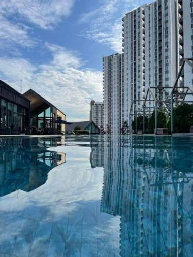 รูป 1 ห้องนอน | 1 ห้องน้ำ | MRT Huai Khwang | 30 ตร.ม. | 15,000 บาท/เดือน | ชั้น 16 — Chapter One Eco Ratchada - Huaikwang กรุงเทพฯ - รูปที่ 2/5