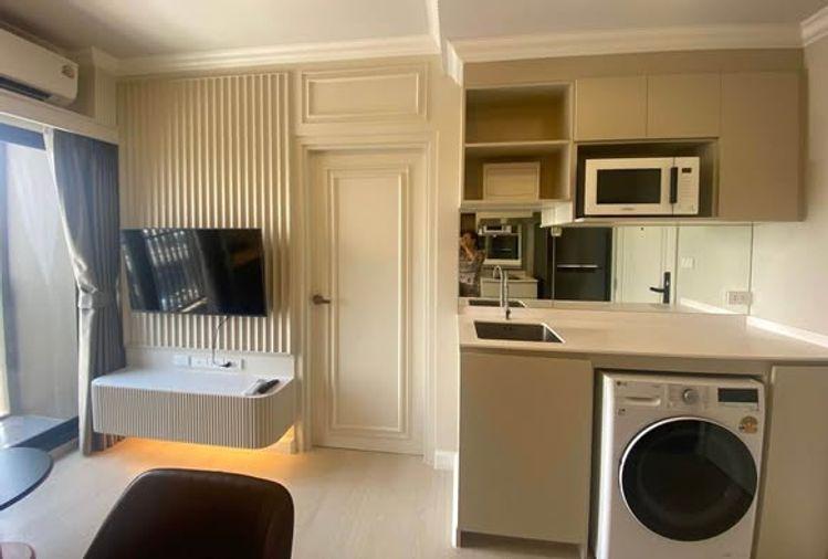 รูป 1 ห้องนอน | 1 ห้องน้ำ | BTS Krung Thon Buri | 26 ตร.ม. | 16,000 บาท/เดือน | ชั้น 33 — Nue Riverest Ratburana กรุงเทพฯ - รูปที่ 4/5