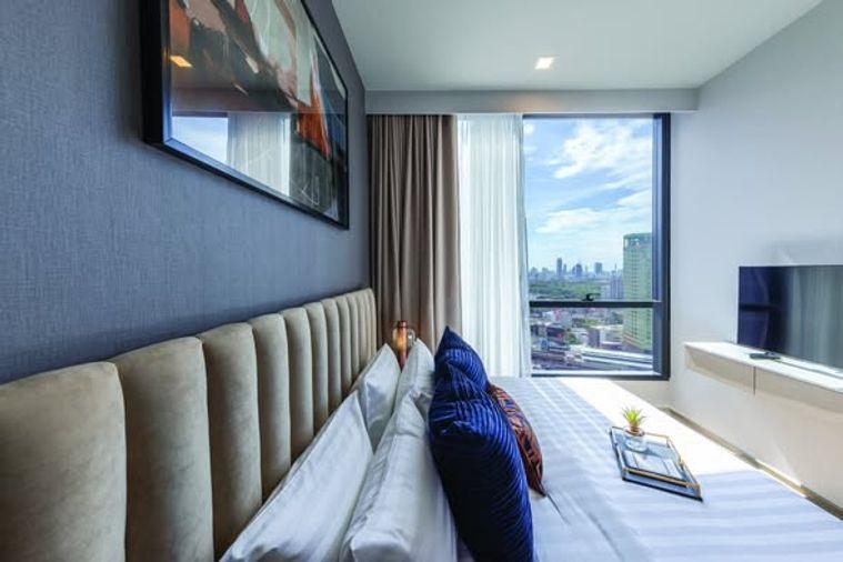 รูป 1 ห้องนอน | 1 ห้องน้ำ | BTS Asok | 42 ตร.ม. | 48,000 บาท/เดือน | ชั้น 24 — Celes Asoke กรุงเทพฯ - รูปที่ 1/5